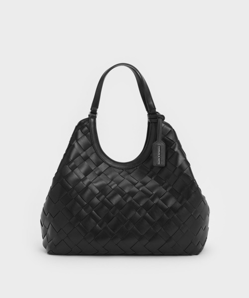 CHARLES ＆ KEITH トートバッグ Ivette イヴェット ウーブン