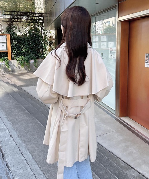 ウィムガゼット Whim Gazette 【THE PAUSE】ケープコート （beige