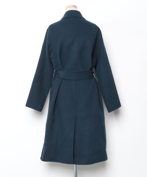 ICB（アイシービー） チェスターコート 4 ブルー レディース