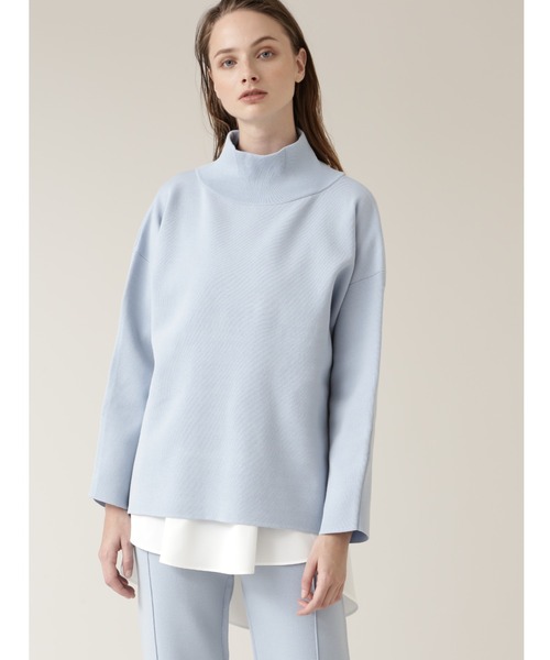 「BOSCH」 長袖ニット 38 ベージュ レディース_画像3