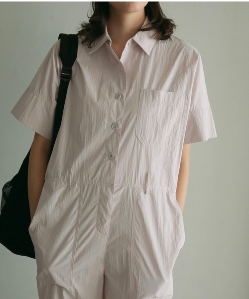 anuke（アンヌーク） オールインワン Halfsleeve Shirts Combinaison
