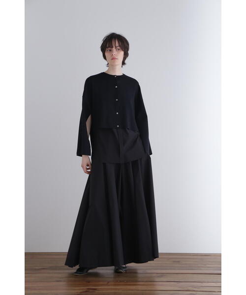 ワイドパンツ パンツ SOLOTEXブロードワイドパンツ レディースの画像