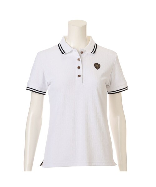 ポロシャツ ポロ WS MONOGRAM LT JQ POLO レディース
