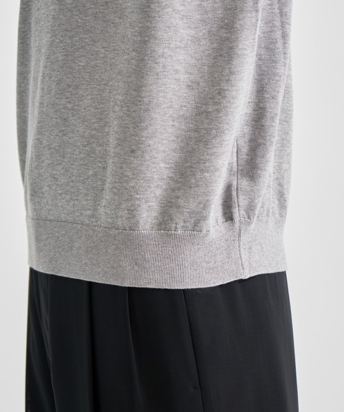ATON（エイトン） ポロシャツ 「ATON / エイトン」COTTON WASHI KNIT