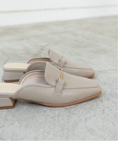 RANDA（ランダ） ローファー レザーローファーミュール レディース