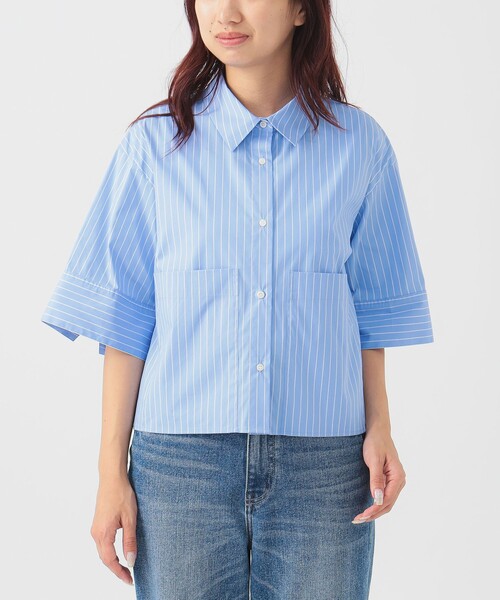 B：MING by BEAMS（ビーミング by ビームス） ブラウス シャツ 半袖