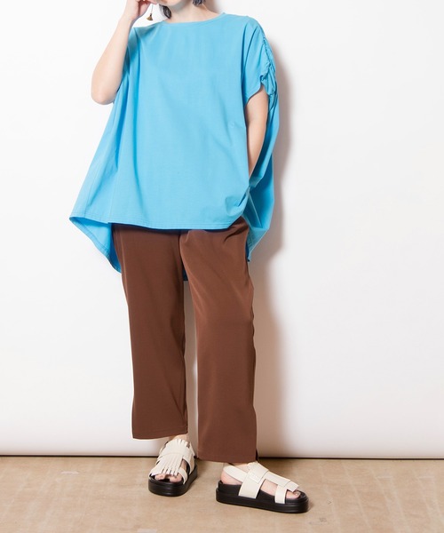 OSMOSIS パンツ サイドスリットパンツ レディース : ZOZOTOWN