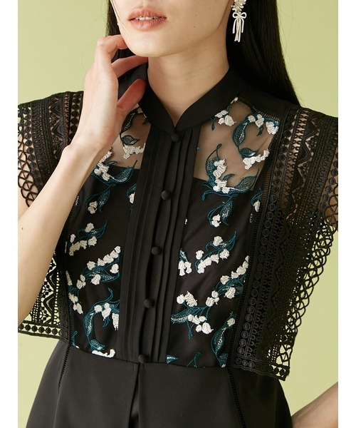 LILY BROWN tシャツ Lilybellスイッチングブラウス レディース