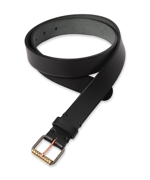 ドゥルカマラ Dulcamara 革ジャン 黒 Dulcamara（ドゥルカマラ） ベルト カラーバックルベルト - Black