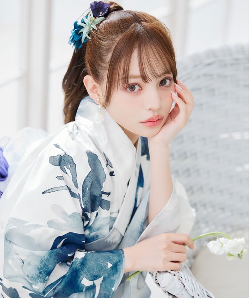 sugar nine 浴衣 一人で簡単に着付けができる セパレート浴衣4点セット