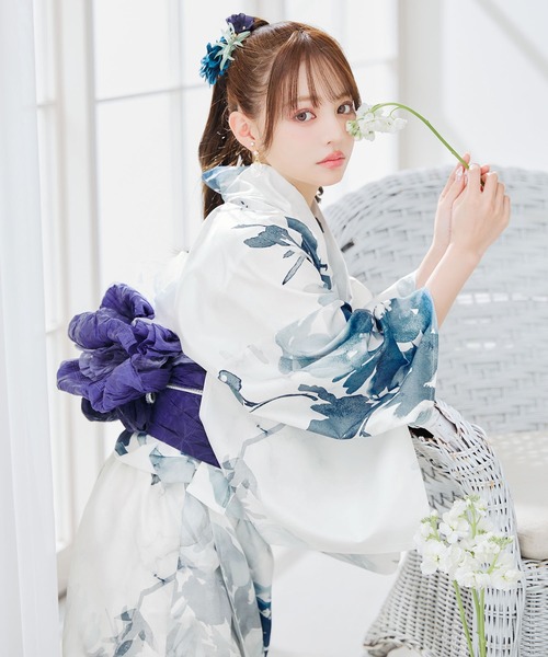 sugar nine 浴衣 一人で簡単に着付けができる セパレート浴衣4点セット