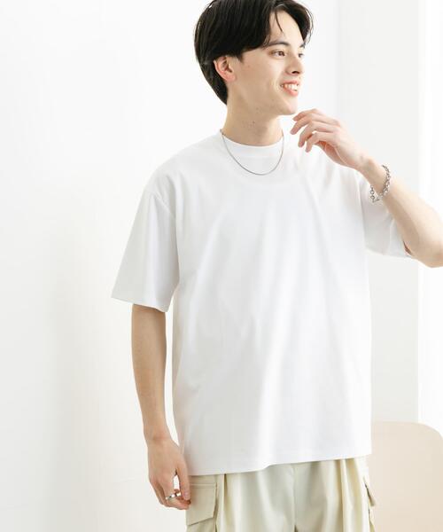 【本当の最後値下げ美品】　コットンクルーネック 刺繍 ショートスリーブTシャツ tシャツ ワンポイントロゴ刺繍ショートスリーブTシャツ メンズ