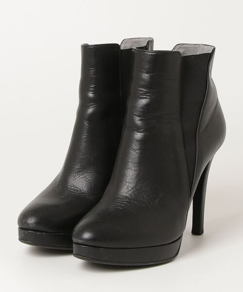 ダイアナ　ショートブーツ23.5 DIANA（ダイアナ） ショートブーツ 23.5cm ブラック レディース