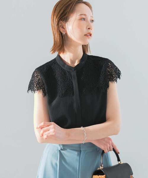 「URBAN RESEARCH ROSSO WOMEN」 ノースリーブブラウス FREE ブラック レディース