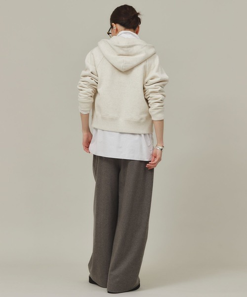 「Curensology」 スラックス 36 ネイビー レディース_画像6