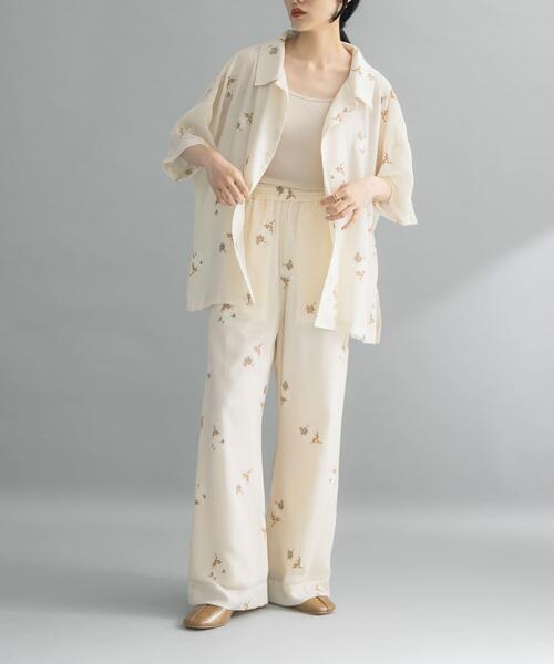 KBF（ケービーエフ） パンツ エンブロイダリーイージーパンツ