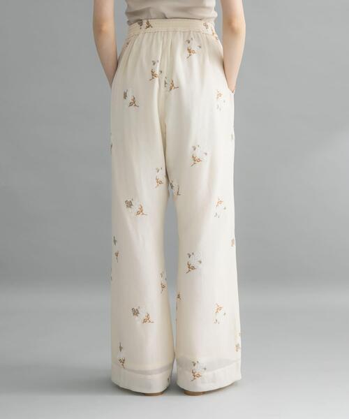 KBF（ケービーエフ） パンツ エンブロイダリーイージーパンツ