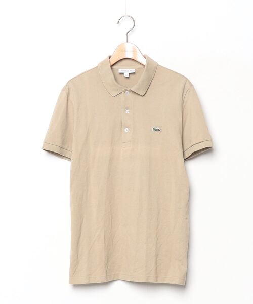 LACOSTE ブラウン ポロシャツ サイズ4 ラコステ lacoste 茶色 ブラウン ポロシャツ メンズ 4 L 半袖