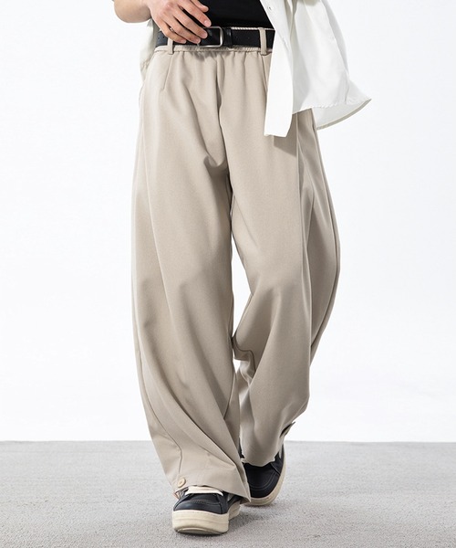 ドレープ感◎ 90s~ UNKNOWN Tuck Crease Slacks ドレープ感◎ 90s~ UNKNOWN Tuck Crease Slacks - メルカリ