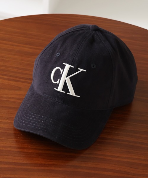   CKロゴ刺繍 コットンツイル キャップ ユニセックス Calvin Klein CKロゴ刺繍 コットンツイル キャップ ユニセックス