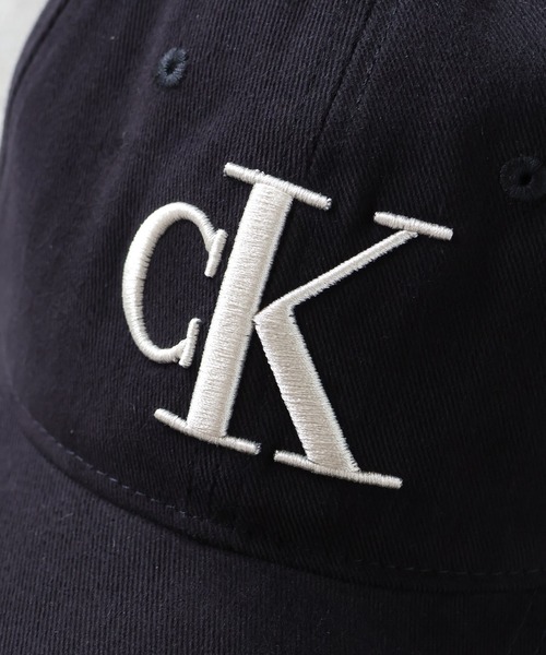   CKロゴ刺繍 コットンツイル キャップ ユニセックス Calvin Klein CKロゴ刺繍 コットンツイル キャップ ユニセックス