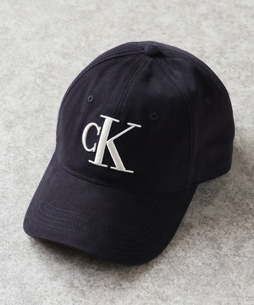   CKロゴ刺繍 コットンツイル キャップ ユニセックス Calvin Klein CKロゴ刺繍 コットンツイル キャップ ユニセックス