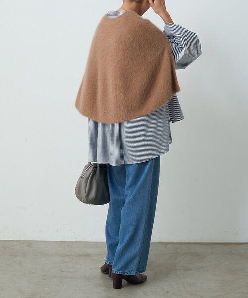 BEARDSLEY ニット セーター ファーニットポンチョ レディース