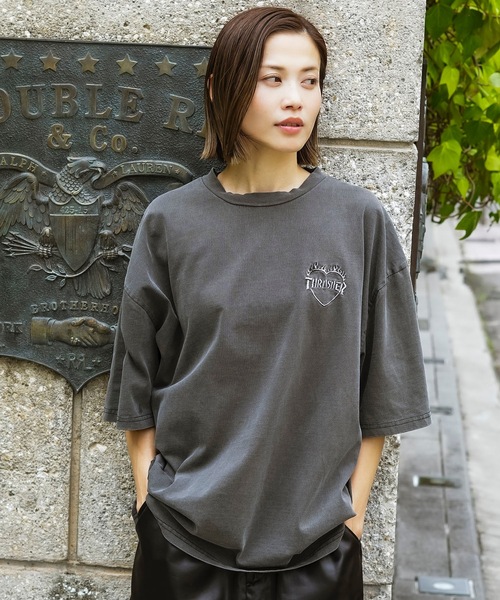 THRASHER（スラッシャー） tシャツ HEART FLAME PIGMENT S/S T-SHIRTS