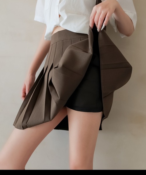 FINEnough スカート プリーツスカートインパン付 : ZOZOTOWN Yahoo!店