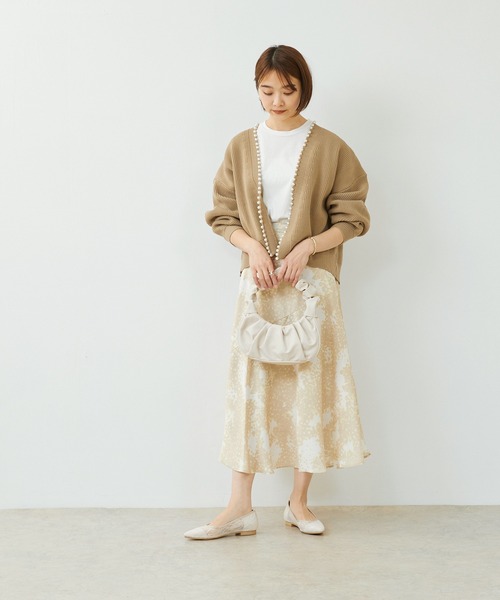 「menue」 フラットパンプス 24.0cm アイボリー レディース_画像8