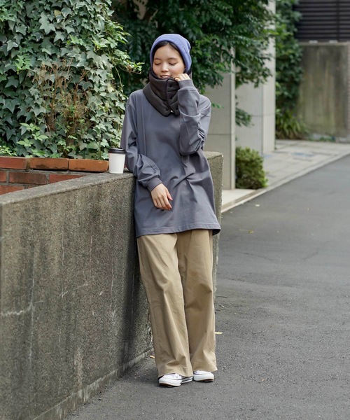 「UNIVERSAL OVERALL」 マフラー FREE ベージュ メンズ_画像4