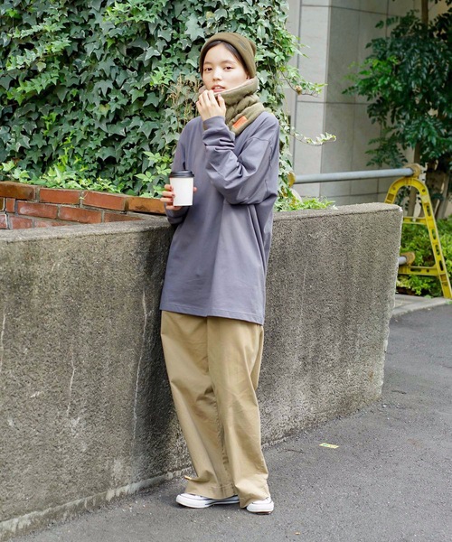「UNIVERSAL OVERALL」 マフラー FREE ベージュ メンズ_画像8