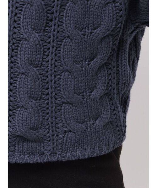 〈POLO BCSコラボ〉ケーブルラインカーデプルオーバー(値下げ不可) POLO BCS（ポロ・ビーシーエス） ワンピース 「POLO BCSコラボ