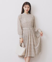 index（インデックス） ワンピース 「5色展開／S-3Lサイズ」プリーツ