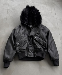 Faded N2B Flight Jacket Black Mサイズ ANDER HUNK ブルゾン アウター 「ユニセックス」Faded N2B Flight
