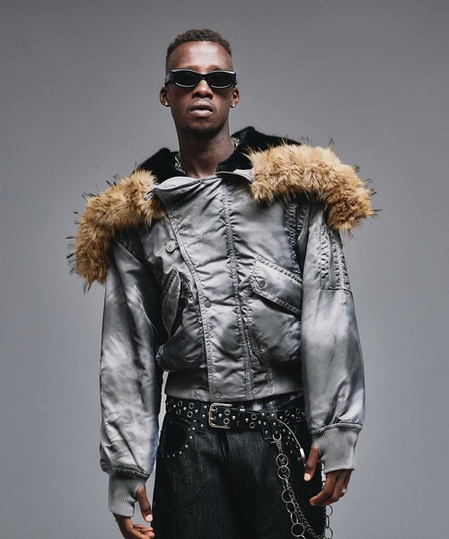 ANDER HUNK ブルゾン アウター Faded N2B Flight Jacket / フェードN2B