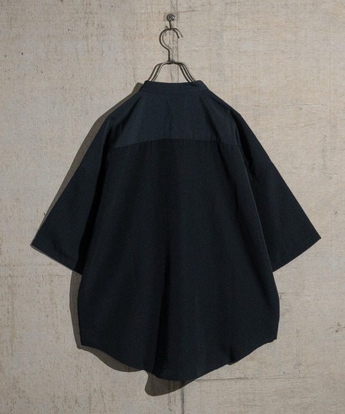 「JOHN'S CLOSET」 「HALHAM」半袖シャツ LARGE ホワイト メンズ_画像3