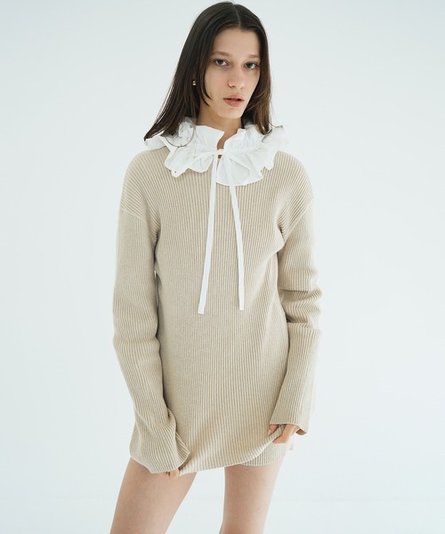 CLANE（クラネ） ワンピース W FACE KNIT MINI ONEPIECE : ZOZOTOWN