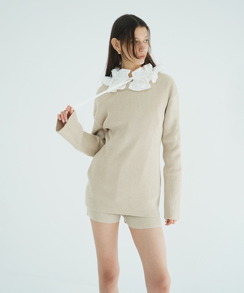 CLANE（クラネ） ワンピース W FACE KNIT MINI ONEPIECE : ZOZOTOWN
