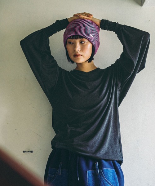 niko and…（ニコアンド） tシャツ 「MODE NORM CORE」 ウール混マトン