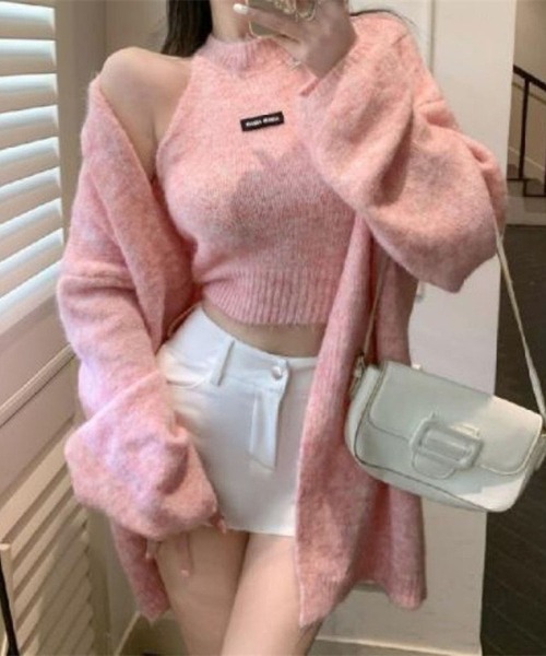 CADBURY（キャドバリー） アンサンブル ノースリーブニット+ニット