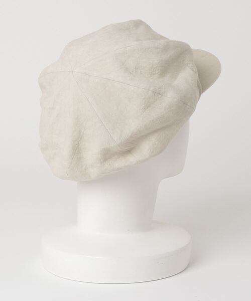 「OVERRIDE」 キャスケット 58cm ベージュ メンズ_画像2