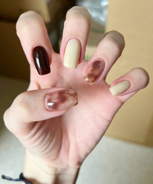 ネイルチップ ネイルシール 簡単にネイルチップ ハンドネイルチップ