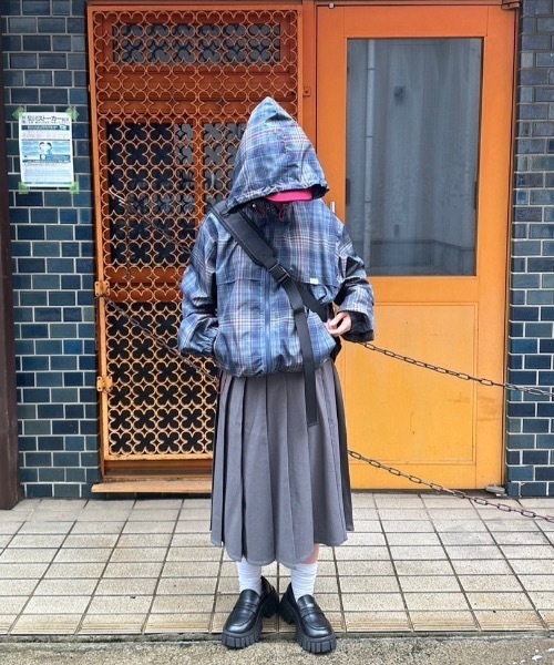 「nemne store」 ブルゾン MEDIUM ブルー レディース_画像7