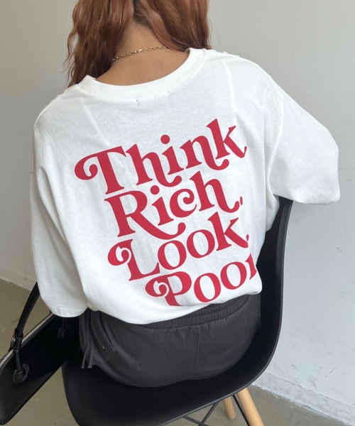 「SHAGGIE」 半袖Tシャツ FREE ホワイト レディース_画像4