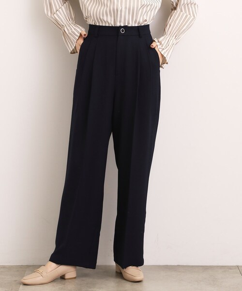 grove（グローブ） パンツ ツータックワイドパンツ レディース