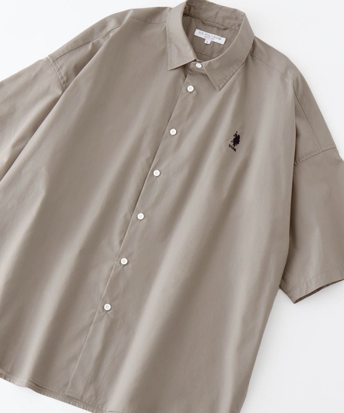「U.S. POLO ASSN.」 半袖シャツ M ホワイト メンズ_画像3