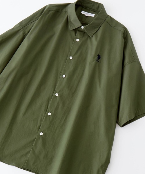 「U.S. POLO ASSN.」 半袖シャツ M ホワイト メンズ_画像4