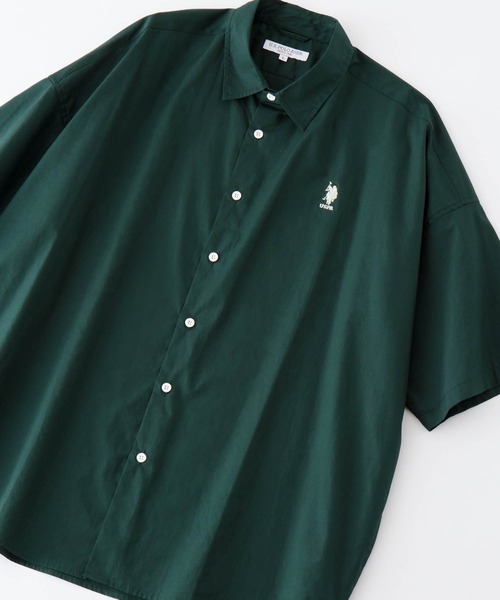 「U.S. POLO ASSN.」 半袖シャツ M ホワイト メンズ_画像7