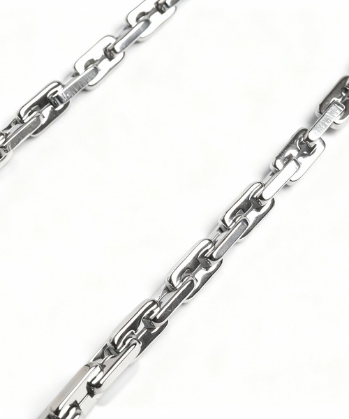 NO ID.（ノーアイディー） ネックレス 「NO ID.」Square Anchor Chain